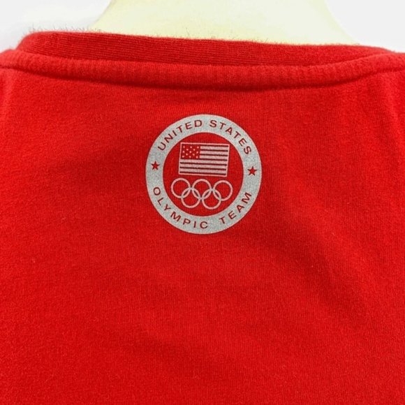 🎉The Nike Tee Red & Burgundy Ombre V-Neck T-Shirt - Picture 3 of 4